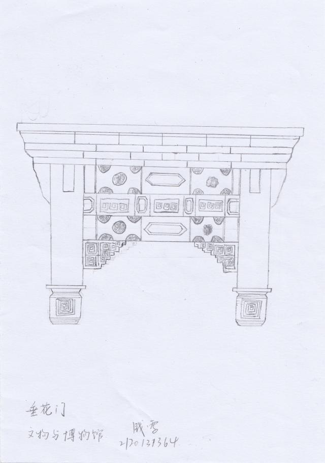 古建筑绘图-钱雪